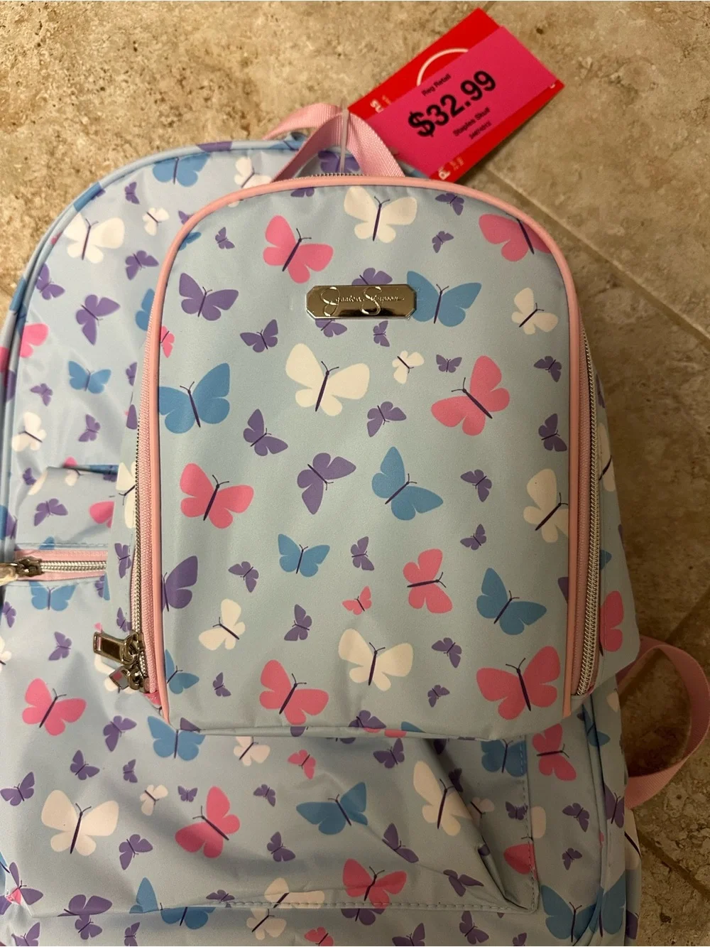 ✨NWT✨ Jessica Simpson | Butterfly Backpack, Lunch Bag, and Mini Bag Set ✨